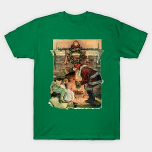 Vintage Santa Claus on Christmas Eve T-Shirt